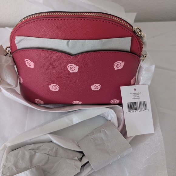 NWT Kate Spade rose and gold snail print bag - Picture 3 of 4